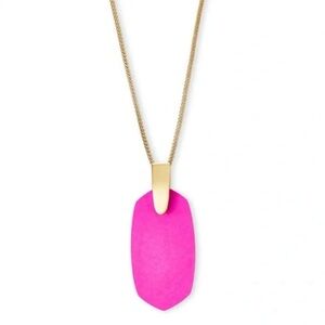 Kendra Scott pink INEZ necklace.